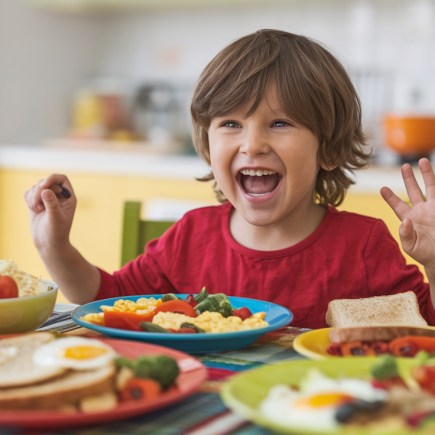 enfant-table-plats-sains-cuisine