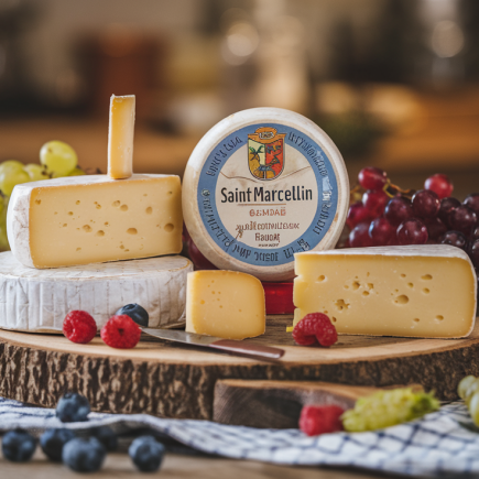 plateau-fromages-saint-marcellin-fruits-pain
